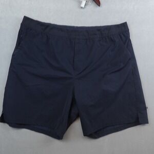 Public Rec Shorts Men 44 Black Pull On Gym Running Stretch Flex Performance